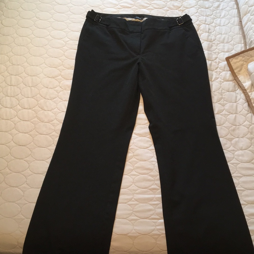Loft Julia cut black trousers